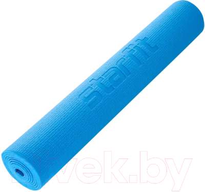 Коврик для йоги и фитнеса Starfit FM-101 PVC (183x61x0.4см, синий)