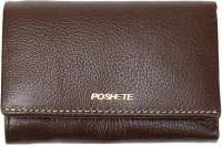 Портмоне Poshete 827-8830-2-DBW (коричневый) - 