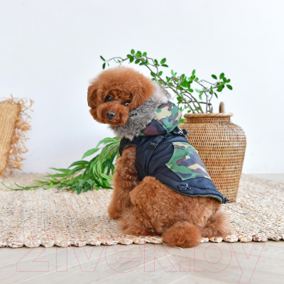 Жилетка для животных Puppia Orson / PARD-VT1569-BK-S (S, черный)