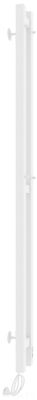 Полотенцесушитель электрический Laris Прайм ЧК Дуэт 80x1200 (белый муар, правый)