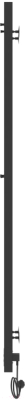 Полотенцесушитель электрический Laris Прайм ЧКЧ Дуэт 80x1200 (черный муар, правый)