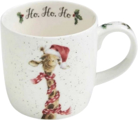 

Кружка Royal Worcester, Wrendale Designs Christmas. Ho-Ho-Ho. Жираф / WNSV5629-XS