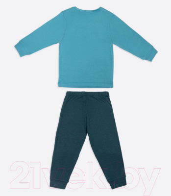Пижама детская Mark Formelle 563314 (р.104-56, бирюзовый/зеленый)