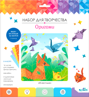 

Набор для творчества Origami, Оригами с наклейками Животные / 07439