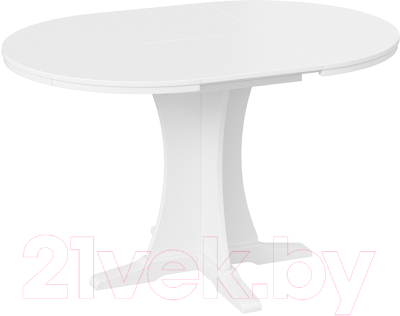 Обеденный стол ТриЯ Amadeo 1 (белый матовый)
