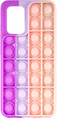 Чехол-накладка Case Pop It для Galaxy A32 4G (фиолетовый/серый) - 