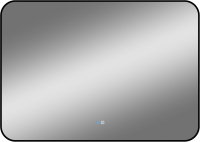 Зеркало Континент Torry Black Led 100x70 (подсветкой, бесконтактным сенсором, антизапотевания) - 