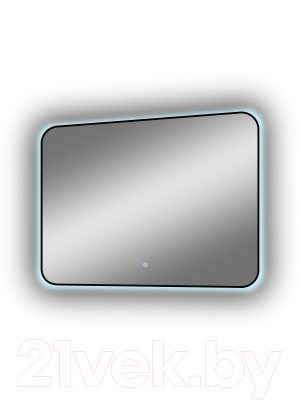 Зеркало Континент Torry Black Led 100x70 (подсветкой, бесконтактным сенсором, антизапотевания)