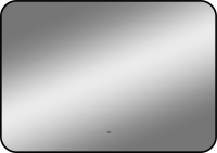 Зеркало Континент Torry Black Led 120x70 (с подсветкой, бесконтактным сенсором, антизапотеванием) - 