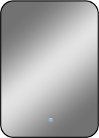 Зеркало Континент Torry Black Led 50x70 (подсветкой, бесконтактным сенсором, антизапотевания) - 