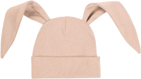 Шапочка для малышей Amarobaby Nature Essence Bunny / AB-OD22-NE16Bu/03-40 (бежевый, р-р 40-42) -