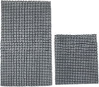 Набор ковриков Karven Micro / KV 431 (K.Gri/темно-серый) - 