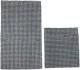 Набор ковриков для ванной и туалета Karven Micro / KV 431 (K.Gri/темно-серый) - 