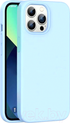 Чехол-накладка Ugreen Silky Silicone для iPhone 13 Pro Max LP546 / 90257 (Sierra Blue)