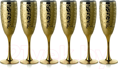 Набор бокалов Glasstar Золотой арабески-3 GN126Z_1687_3 (6шт)