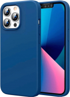 Чехол-накладка Ugreen Liquid Silicone Case для iPhone 13 Pro LP545 / 80676 (темно-синий) - 