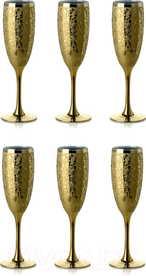 Набор бокалов Glasstar Золотой либерти-3 GN129Z_1687_3 (6шт)