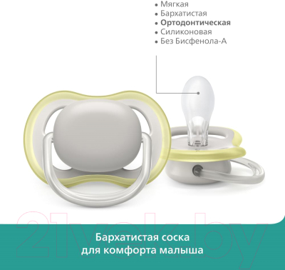 Набор пустышек Philips AVENT AVENT Ultra Air / SCF085/15 (2шт)