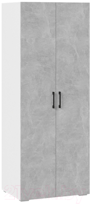 Изображение товара Шкаф ТриЯ Нео 2-х дверный (белый/ателье светлый/ателье светлый)