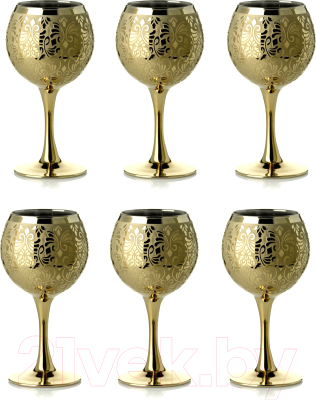 Набор бокалов Glasstar Золотой либерти-3 GN129Z_411_3 (6шт)