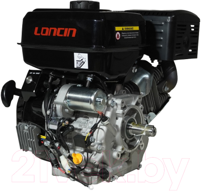 Двигатель бензиновый Loncin LC192FD A Type D25 7А (без глушителя)