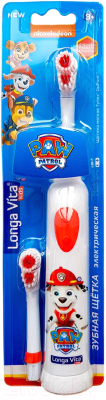 Электрическая зубная щетка Longa Vita KAB-3 Paw Patrol (красный)