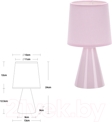 Прикроватная лампа Rivoli Edith 7069-503 (розовый)