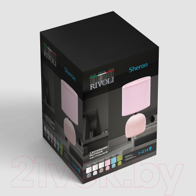 Прикроватная лампа Rivoli Sheron 7067-501 (розовый)