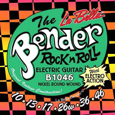 Струны для электрогитары La Bella B1046 The Bender Regular