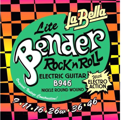 Струны для электрогитары La Bella B946 The Bender Lite