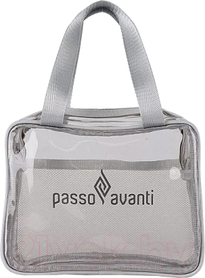 Косметичка Passo Avanti 875-1809-LGR (светло-серый)