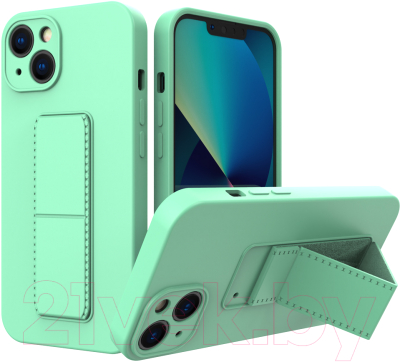 Изображение товара Чехол-накладка Bingo Stand для iPhone 13 (мятный)