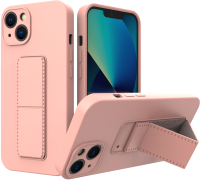 Чехол-накладка Bingo Stand для iPhone 13 (розовый)