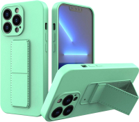 Чехол-накладка Bingo Stand для iPhone 13 Pro (мятный)