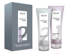 Набор косметики для волос Ollin Professional Perfect Hair Универсальный ухаживающий биокомплекс Крем+Гель