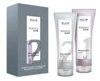 Набор косметики для волос Ollin Professional Perfect Hair Универсальный ухаживающий биокомплекс Крем+Гель (2x250мл) - 