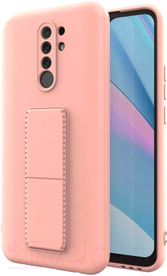 Чехол-накладка Bingo Stand для Redmi 9 (розовый)