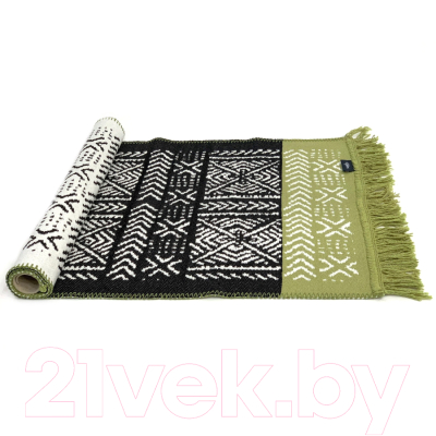 Набор ковриков для ванной и туалета Sarev Jeladi / KV 412 JELADI (v1)yesil