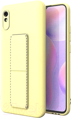 Чехол-накладка Bingo Stand для Redmi 9A (желтый)