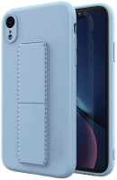Чехол-накладка Bingo Stand для iPhone XR (голубой)