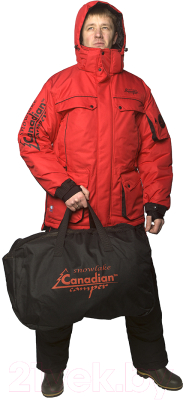 Костюм для охоты и рыбалки Canadian Camper Snow Lake Pro (M, черный/красный)