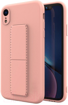 Изображение товара Чехол-накладка Bingo Stand для iPhone XR (розовый)