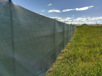Защитная сетка для растений ХозАгро Затеняющая 80% 2x10м (с клипсой, зеленый)