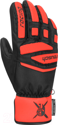 Перчатки лыжные Reusch Worldcup Warrior Prime R-Tex Xt / 6211255-7809 (р-р 9, черный/красный)