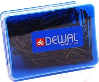 Набор заколок-невидимок для волос Dewal SLN40P-1/200 (200г, черный)
