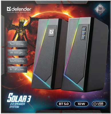 Мультимедиа акустика Defender Solar 3 / 65103