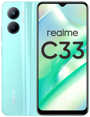 Смартфон Realme C33 4GB/128GB / RMX3624 (голубой)