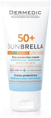 Крем солнцезащитный Dermedic Sunbrella SPF50+ Для чувствительной кожи (50мл)