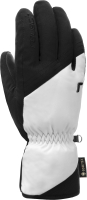 Перчатки лыжные Reusch Susan Gore-Tex / 6231331-7701 (р-р 7.5, черный/белый) -