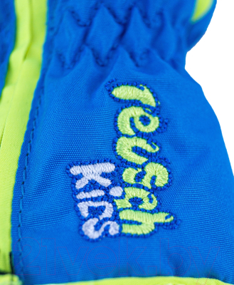 Перчатки лыжные Reusch Ben / 6285108-4525 (р-р 4, Brilliant Blue/Safety Yellow)